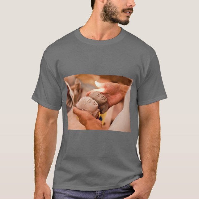 T-Shirt graphique sérénité Bouddha méditation (Devant)