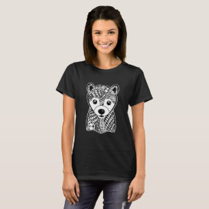 T-shirt graphique Shiba Inu Face
