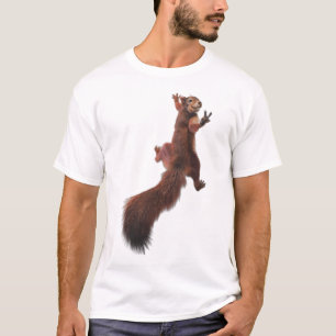 T-shirt graphique signe de paix écureuil - Impress