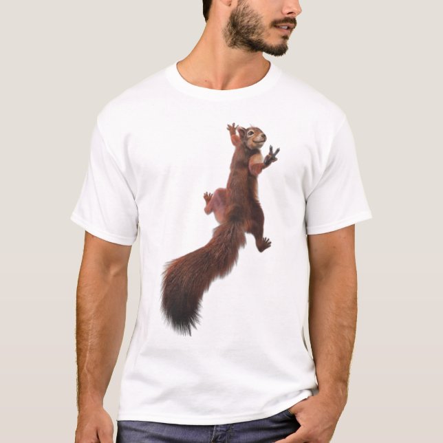 T-shirt graphique signe de paix écureuil - Impress (Devant)