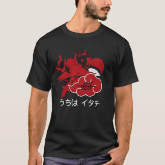 T-Shirt Graphique Silhouette de Corbeau Ninja Anim