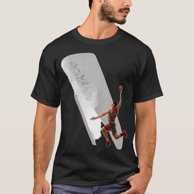 T-Shirt Graphique Slam Dunk Basket (Devant)