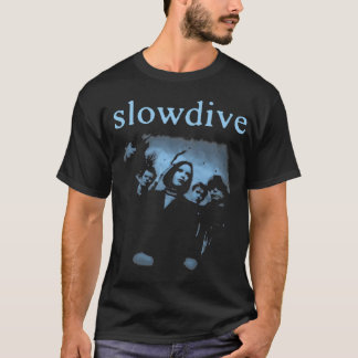 T-shirt Graphique Slowdive Anglais groupe de rock classiqu