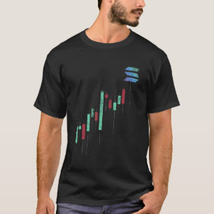 T-shirt Graphique Solana Vintage Bougie Et Hod De Cryptomo