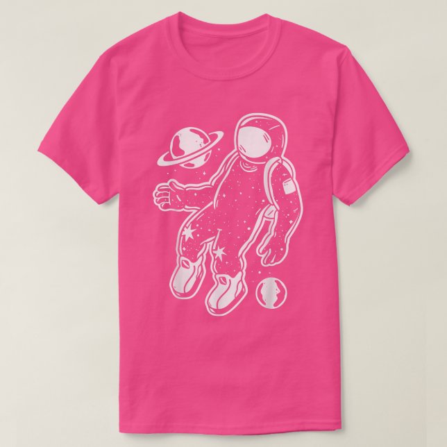 T-shirt graphique spatial astronaute (Design devant)