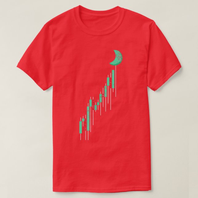 T-shirt Graphique Stock De Hodl De Trading Crypto Vers La  (Design devant)
