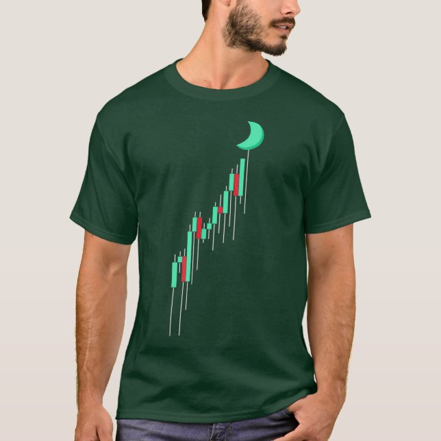 T-shirt Graphique Stock De Hodl De Trading Crypto Vers La  (Devant)