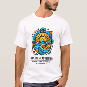 T-shirt graphique streetwear avec une vibe minimal