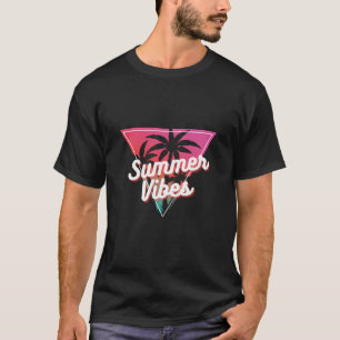 T-shirt graphique Summer Vibes – Tropical tendance