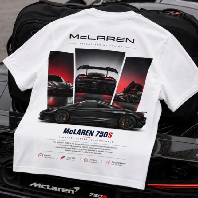 T-shirt graphique supercar (McLaren 750S Supercar )