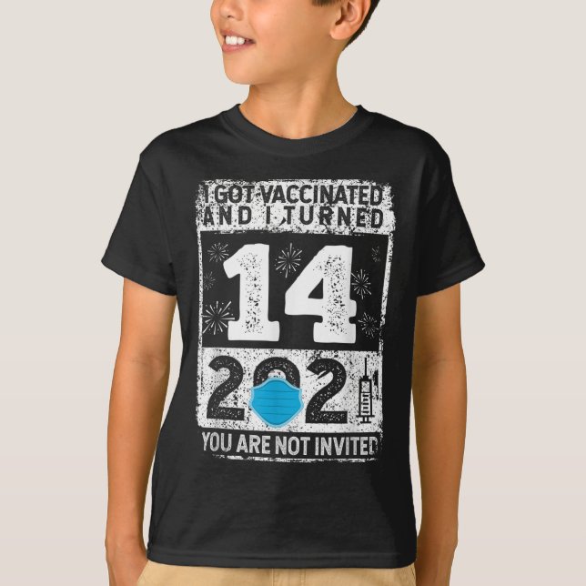 T-shirt Graphique sur les Humours amusants vaccinés 2021 C (Devant)