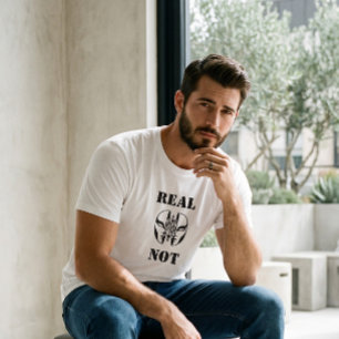 T-shirt graphique symbolique à masque partagé abst