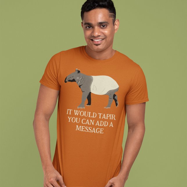 T-shirt Graphique Tapir malais ou asiatique de message per (Créateur téléchargé)