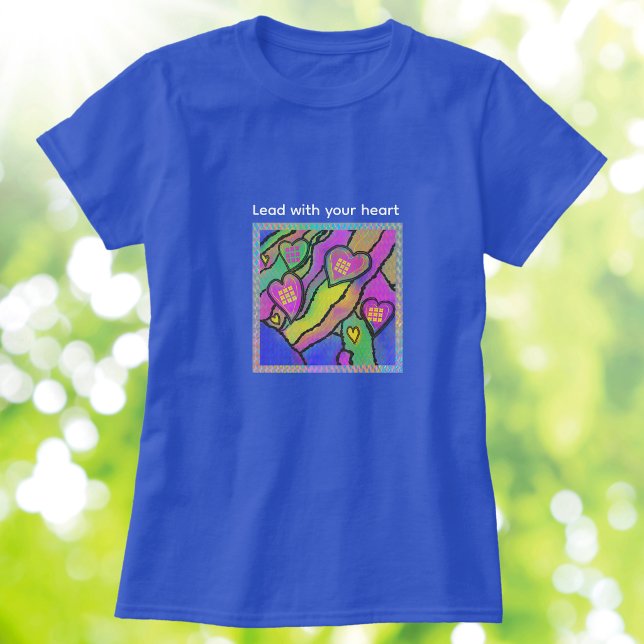 T-Shirt Graphique Tendance Cœurs Amour (Créateur téléchargé)