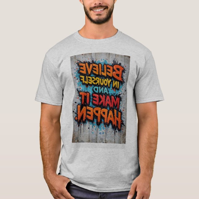 T-shirt graphique tendance – Design stylé unique (Devant)
