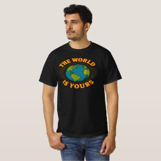 T-shirt graphique The World Is Yours Globe