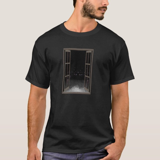 T-shirt Graphique Threadless Aidadaism Void Kitties arrive (Devant)
