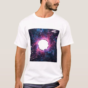 T-Shirt Graphique Tourbillon de Nébuleuse Cosmique