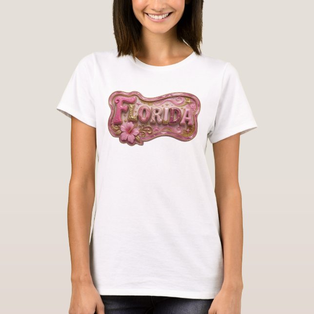 T-shirt graphique Trendy Gold FLORIDA (Devant)