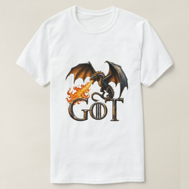 T-shirt graphique unique inspiré de l'océan  (Design devant)