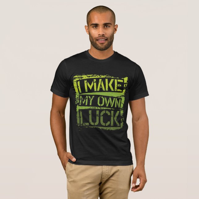 T-shirt graphique urbain pour hommes - texte Je fa (Devant entier)