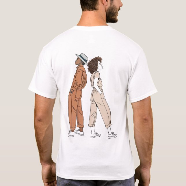 T-shirt graphique "Urban Edge" (Dos)