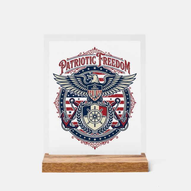 T-shirt graphique vectoriel prépa côtier patriotiq (Recto)