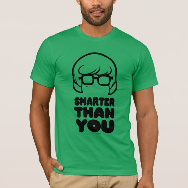 T-shirt Graphique Velma "plus intelligent que vous" (Devant)