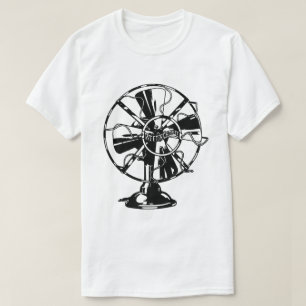 T-Shirt Graphique Ventilateur Électrique Vintage –