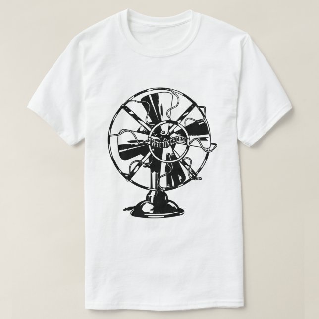 T-Shirt Graphique Ventilateur Électrique Vintage – (Design devant)
