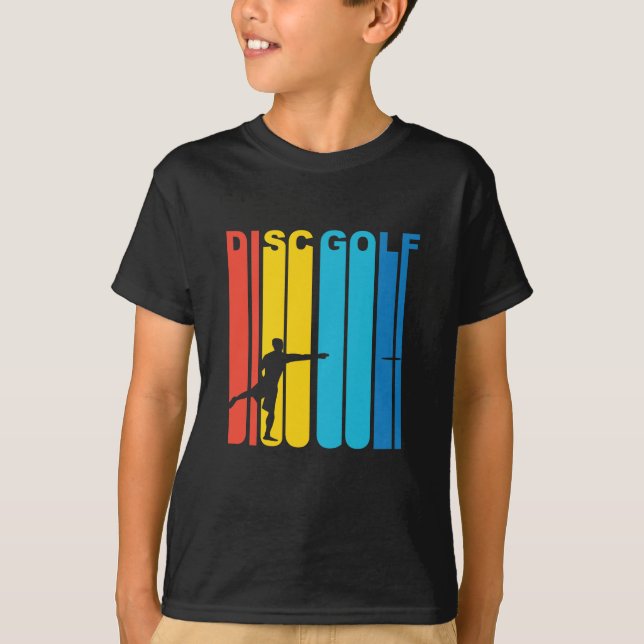 T-shirt Graphique vintage de golf de disque (Devant)