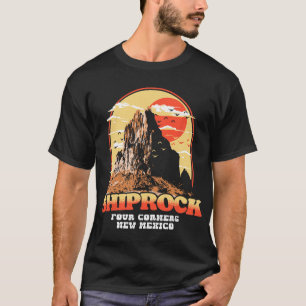 T-shirt Graphique vintage de Shiprock Nouveau-Mexique - Qu