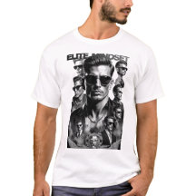 T-Shirt Graphique Vintage pour Hommes Elite Mindse