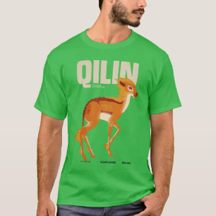 T-shirt Graphique Vintage Qilin