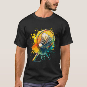 T-shirt Graphique Volant de badminton