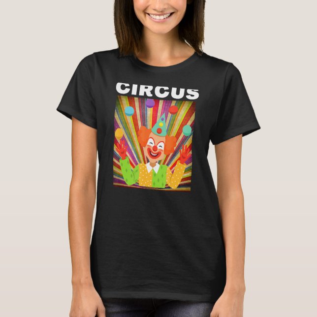 T-shirt Graphiques Clown Cirque Pour Circus Party (Devant)