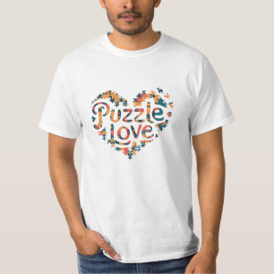 T-shirt Graphiques créatifs à thème de casse-tête