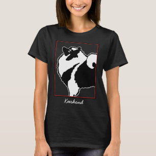 T-shirt Graphiques de Keeshond - art original mignon de