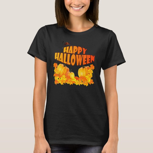 T-shirt Graphiques de masquerade d'Halloween (Devant)