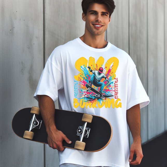 T-shirt Graphiques de style Skateboard gratuit (Skateboarder)