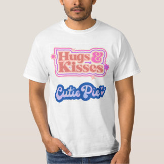 T-shirt Graphiques de texte à secteurs et à secteurs