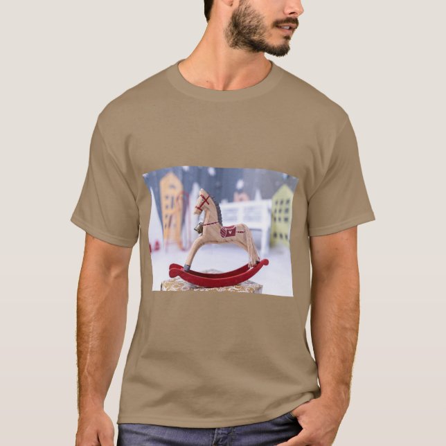 T-shirt Graphiques de vacances d'hiver cosy (Devant)