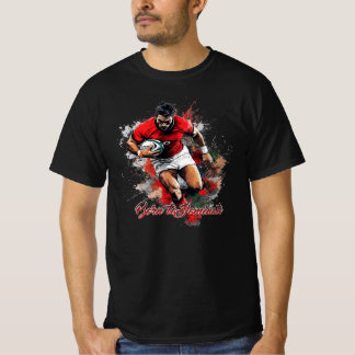 T-shirt Graphiques et texte pour les fans de football