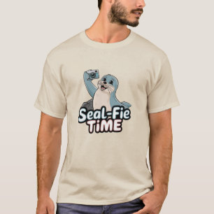 T-shirt Graphiques humoristiques de phoques pour les amour