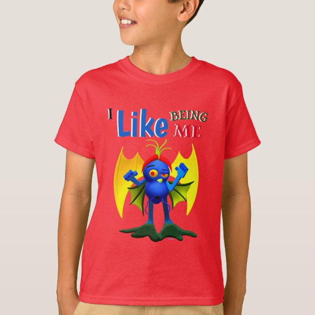 T-shirt Graphiques Monster de caractères Animés (Devant)