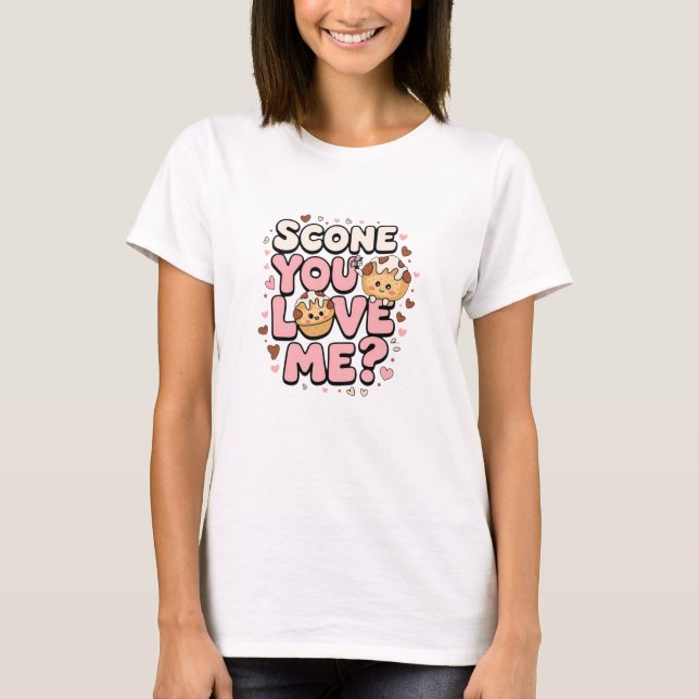 T-shirt Graphiques Scone adorables pour les ventilateurs d (Devant)