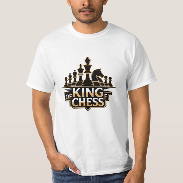 T-shirt Graphiques Whimsical pour les joueurs d'échecs (Devant)