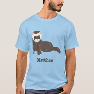 T-shirt Graphisme Brown de Ferret personnalisé