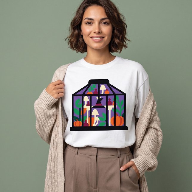 T-shirt Graphisme Citrouille et Champignon Épouvantable (Créateur téléchargé)
