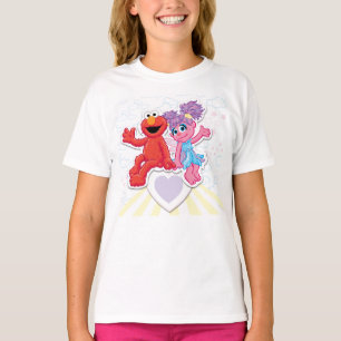 T-shirt Graphisme d'Abby et Elmo